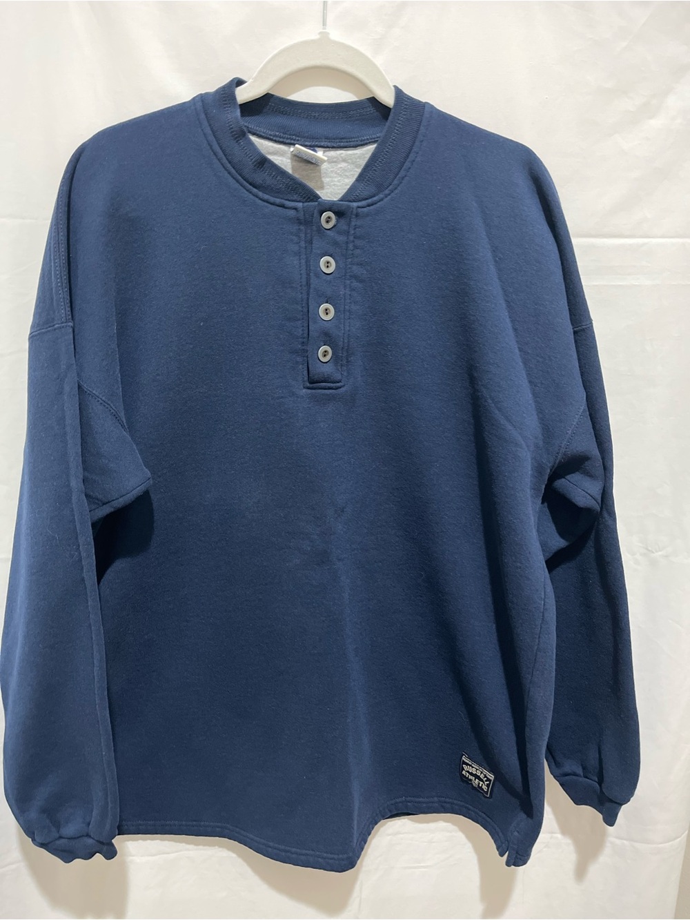 Russell Athletic Navy Logo Short Sleeve Tee men xl